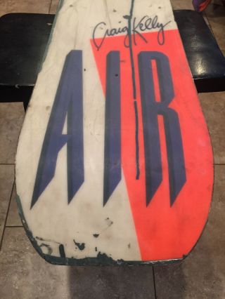 VINTAGE BURTON CRAIG KELLY AIR SNOWBOARD Painted Face & Holes Drilled Make Offer 2