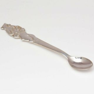 Tiffany & Co.  Sterling Silver Abc Bears Baby Spoon -