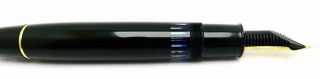 Vintage c.  1990 Montblanc 149 Fountain Pen 18c Tri - Tone F Nib - 5