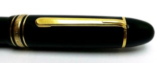 Vintage c.  1990 Montblanc 149 Fountain Pen 18c Tri - Tone F Nib - 9