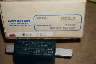 Vintage Boxed set of 3 Dynatek Ignition Coils Kit 3 ohm Single Output DC3 - 1 Dyna 8