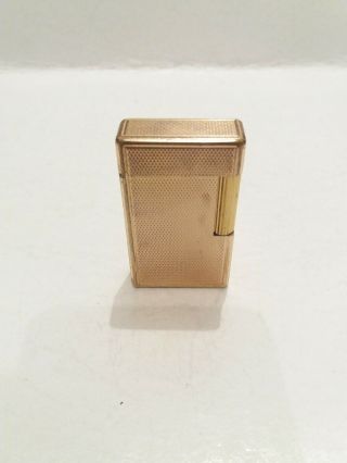 Vintage St Dupont Lighter Ligne 1 Yellow Gold 5