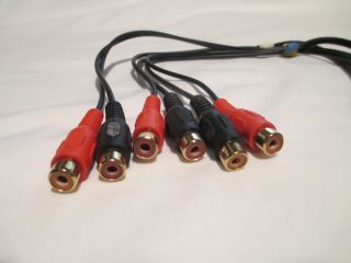 VINTAGE a/d/s/ ADS POWERPLATE AMPLIFIER 8 PIN DIN TO 6 RCA ADAPTER AC202 4