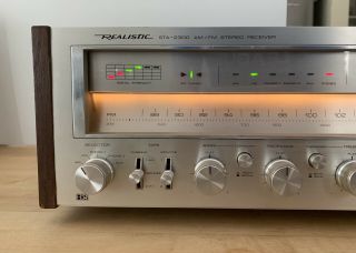 Vintage REALISTIC STA - 2300 Silver Face 120 Watt/Channel Monster Stereo Receiver 2