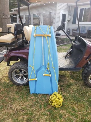 Vintage Captain Zip Sled By Union Carbide Wake Board