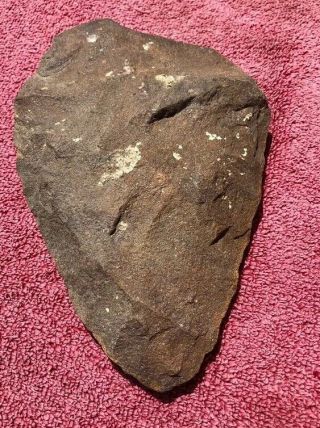 Vintage Authentic Native American Indian Stone Axe Head Hammer Artifact Tool L