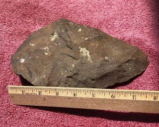 Vintage Authentic Native American Indian Stone Axe Head Hammer Artifact Tool L 3