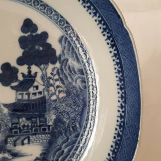 A Chinese Blue And White Porcelain Plate 18th Century Piece 4