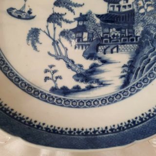 A Chinese Blue And White Porcelain Plate 18th Century Piece 5