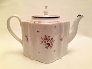 Hall TEAPOT 18th Century Antique English Porcelain Tea Pot 2