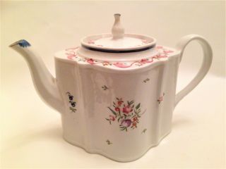 Hall TEAPOT 18th Century Antique English Porcelain Tea Pot 4