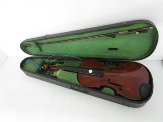 Vintage/antique Franklin Rusin 1931 4/4 Scale Full Size Violin W/ Case