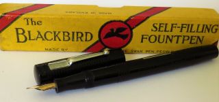 Vintage Mabie Todd Blackbird Fountain Pen
