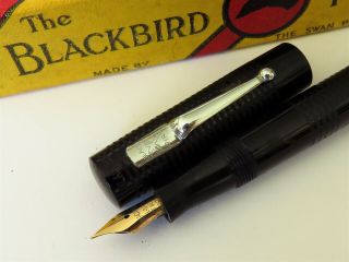 Vintage Mabie Todd Blackbird Fountain Pen 2