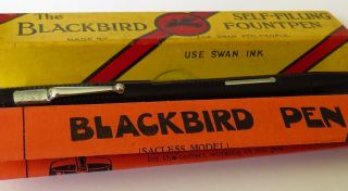 Vintage Mabie Todd Blackbird Fountain Pen 4
