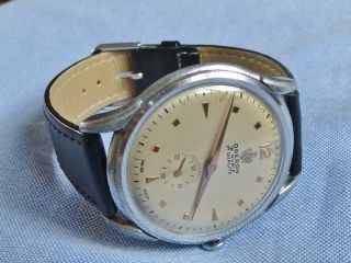 Very Stylish Vintage Gents Oberon 1940s Wrist Watch,  Swiss Made,  Fully Serviced 4