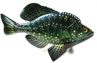 Awesome Sonny Bashore Crappie Folk Art Fish Spearing Decoy Ice Fishing Lure