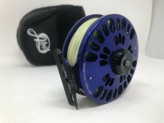 Abel 6n Fly Reel - Gloss Blue Rare Nfr