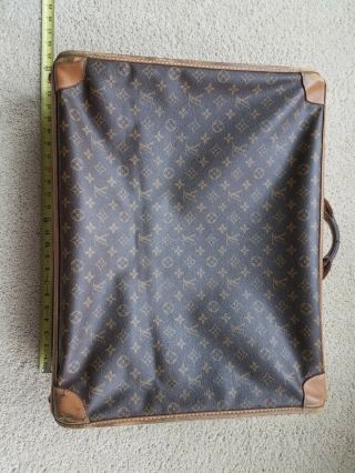 Louis Vuitton Authentic Vintage Monogram Canvas Soft Cover Suitcase 22.  5 "