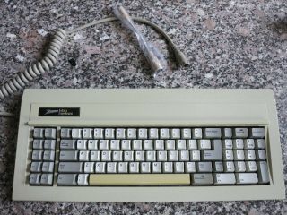 Vintage Zenith Data Systems Xt Keyboard With Alps Green Linear