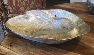 Vintage Arthur Court Nesting Loving Goose Duck Lid Covered Casserole Tureen Dish 4