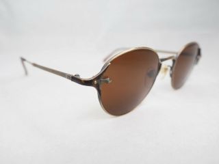 NICOLE Matsuda 2621 sunglasses vintage brown brass bronze small japan 4