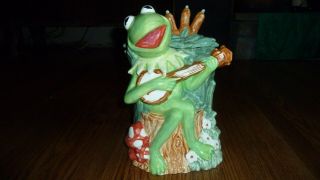 Kermit The Frog Cookie Jar Vintage Muppets Jim Henson