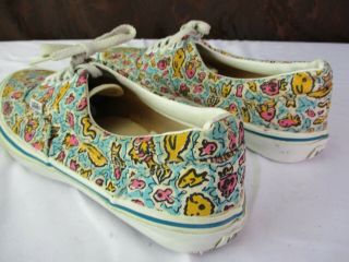 vintage VANS ERA MADE IN USA Aquarius Print RARE 5