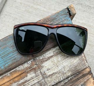 Vintage B&l Ray Ban Traditionals Marnie Tortoise Ebony W0353 Sunglasses Look