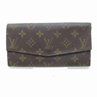 Authentic Vintage Louis Vuitton Long Wallet Brown Monogram 370544