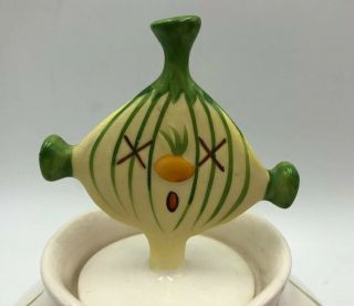 Vintage Holt Howard Pixieware Onion Jar And Drip Spoofy Spoon 2