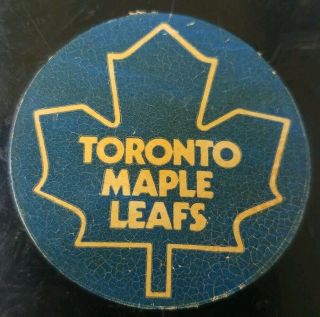 TORONTO MAPLE LEAFS VINTAGE VICEROY MADE IN CANADA NHL OFFICIAL GAME PUCK 4