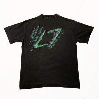 Vintage L7 T - Shirt Skeleton Hands Butthole Surfers Sonic Youth Nirvana Punk Rock 2