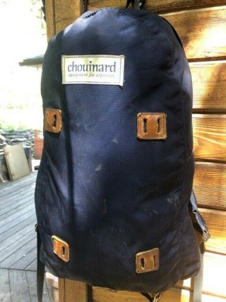 Vintage Rare Chouinard Blue Daypack Backpack Rucksack Pre Patagonia