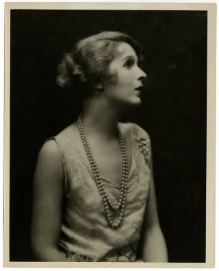 Elegant Ina Claire 1928 The Lady Of Newgate Broadway Play Photograph Vintage