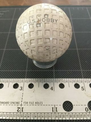 Vintage Us Nobby Golf Ball - Mesh Pattern