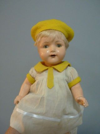 Antique Vintage Effanbee F & B Composition Rose Mary Doll Tag Clothes