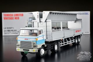 [tomica Limited Vintage Neo Lv - N167a 1/64] Hino He366 Tractor Wing Roof Trailer