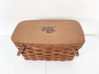 Royal Crown Cola Rc Cola Picnic Basket Vintage Antique Soda Pop Advertising