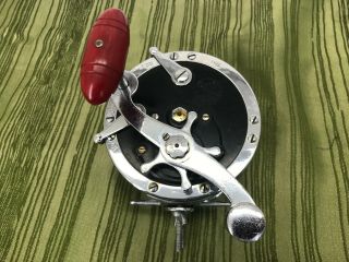 Vintage Penn No.  49 Big Game Deep Sea Saltwater Reel,  Scene Side Plate