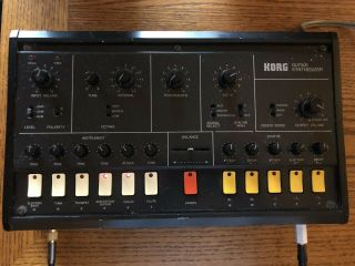 Korg X - 911 Vintage Analog Guitar Synthesizer Please Read 8