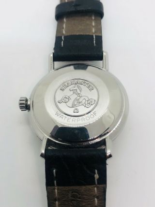 Vintage Steel OMEGA SEAMASTER Men ' s dress watch. 5