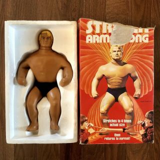 Vintage 1976 Kenner Stretch Armstrong - Box & Inserts - 1 Day -