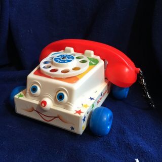 Fisher Price Play Phone Vintage 1985 Collectible Kids Toy