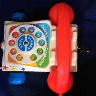 Fisher Price Play Phone vintage 1985 Collectible Kids Toy 3