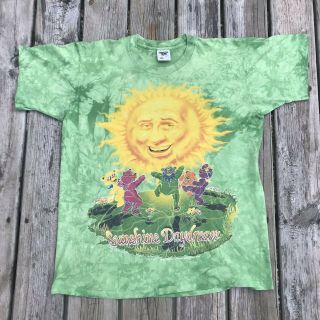 Vintage Grateful Dead Shirt Xl Dancing Bears Psychedelic Sunshine Jerry Garcia
