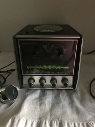 Vintage Panasonic Rc - 6900 Am/fm Radio Talking Alarm Time Announcing Clock Radio