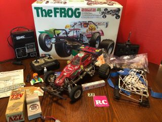 Vintage Tamiya The Frog 1/10 Rc Car 2wd Off Road Racer Buggy