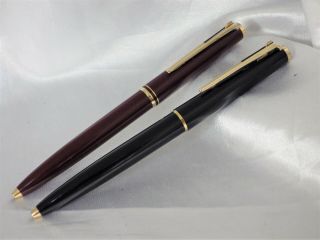 Hammer Trigger Black 380 Magenta Montblanc Ballpoint Pen Vintage 1960s Germany