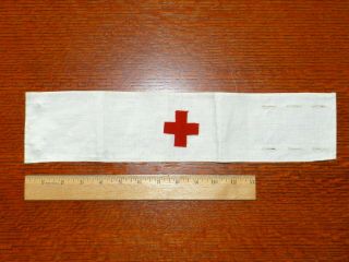 BRITISH WW2 MEDIC / MEDICAL ORDERLY ARMBAND BRASSARD 2